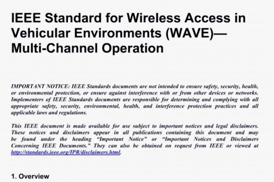 IEEE 1609.4-2016 pdf free