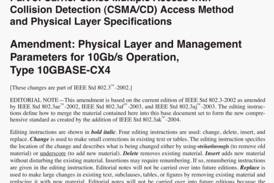 IEEE 802.3ak-2004 pdf free