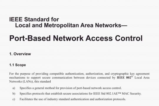 IEEE Std 802.1X-2020 pdf free