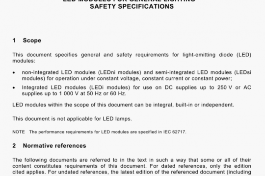 BS EN IEC 62031:2020 pdf free
